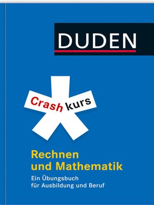 cover image of Crashkurs Rechnen und Mathematik